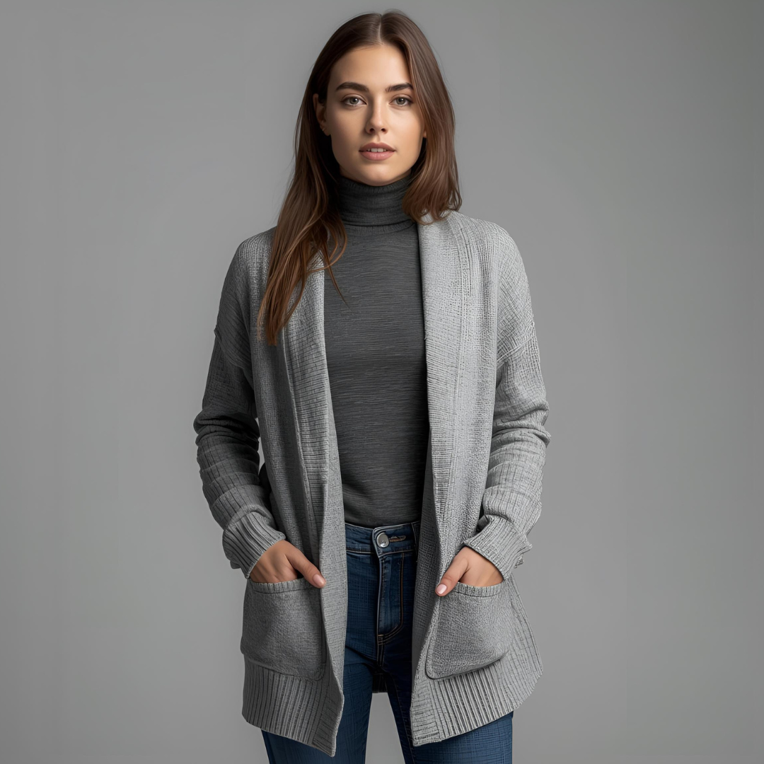 ORLA | Grey Long Cardigan